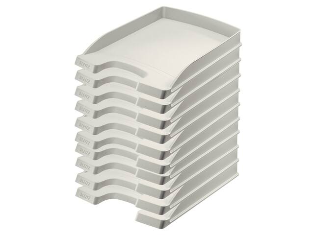 Brievenbak Leitz Plus Slim A4 grijs