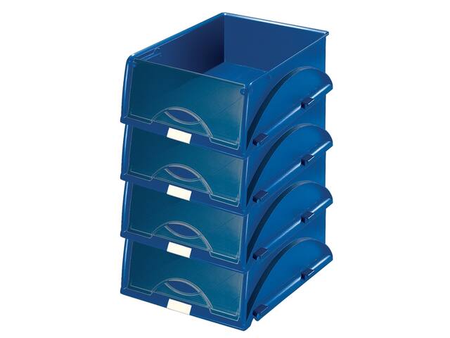 SORTEERBAK LEITZ 5231 SORTY A4 BLAUW KLEP TR MAT