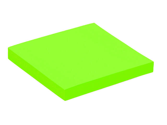 Memoblok Quantore 76x76mm neon groen