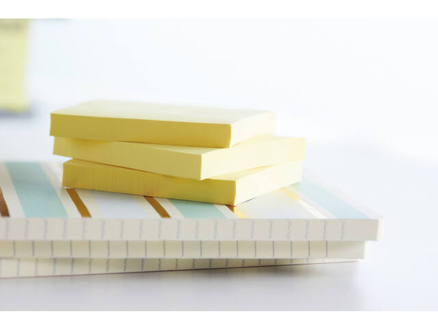 Memoblok Post-it Z-Note R3301B recycled 76x76mm gl