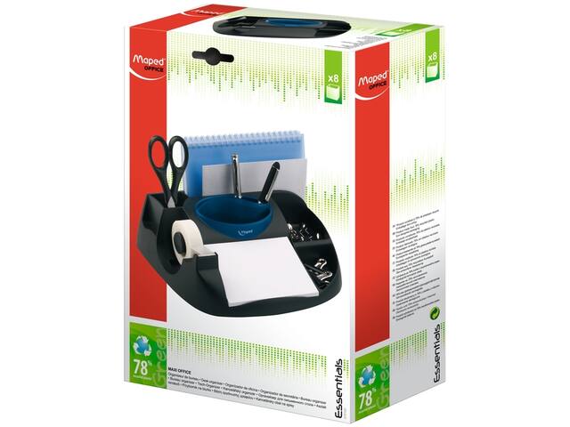 Bureau organizer Maped Essentials Green Maxi zwart