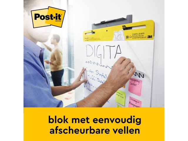 Meeting chart Post-it 566 Super Sticky 50.8cm wit