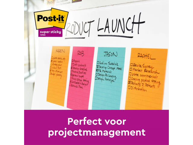 Memoblok Post-it 659 102x152mm geel