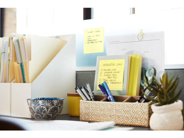 Memoblok Post-it 660 lijn 102x152mm canary yellow