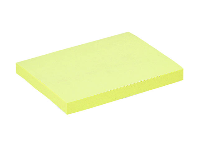 Memoblok Quantore 76x101mm geel