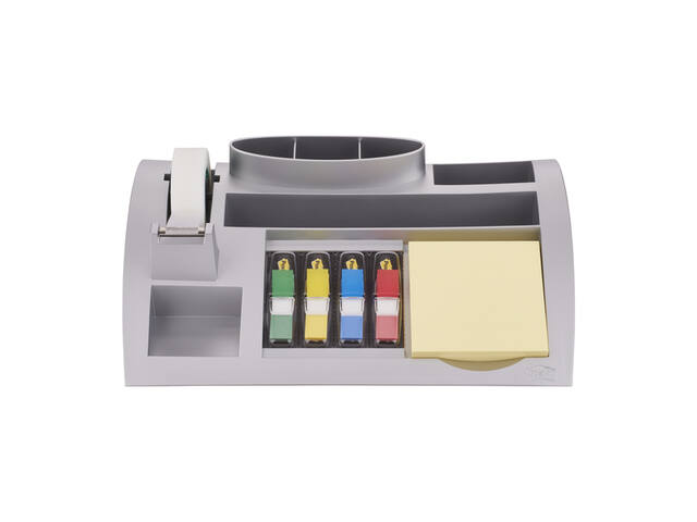Bureau organiser Post-it C50 zilvergrijs incl inh