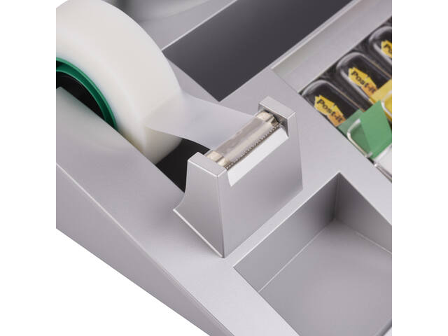 Bureau organiser Post-it C50 zilvergrijs incl inh