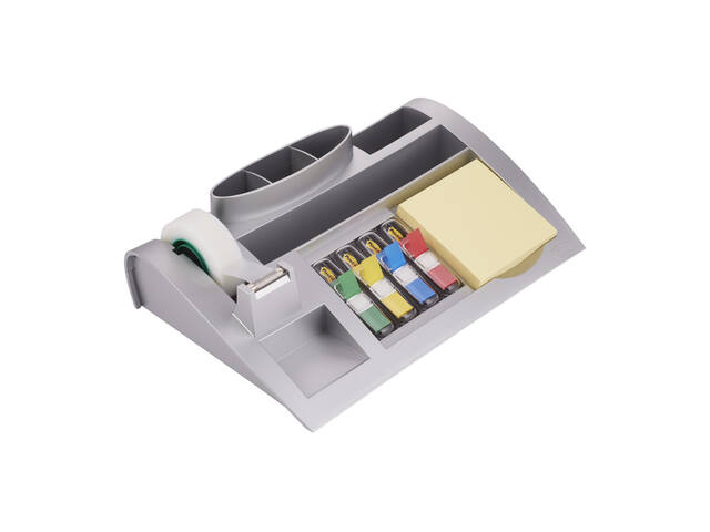 Bureau organiser Post-it C50 zilvergrijs incl inh