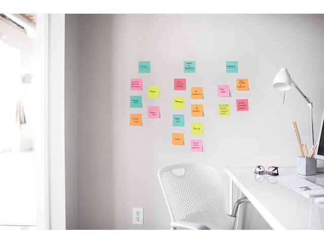 Memoblok Post-it 654 Super Sticky 76x76mm Carnival
