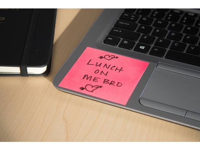 Memoblok Post-it 2028 76x76mm kubus pastel roze