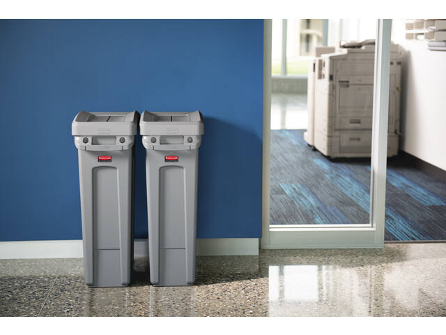 Deksel Rubbermaid Slim Jim Vented swingsysteem grs