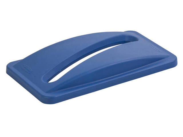 Deksel Rubbermaid Slim Jim Vented papier blauw