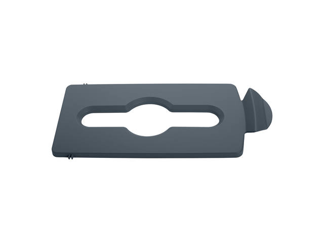 Deksel Rubbermaid Slim Jim RS gemengd grijs