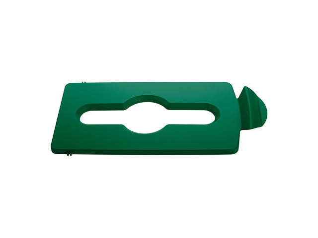 Deksel Rubbermaid Slim Jim RS gemengd groen