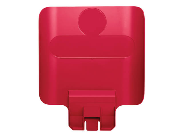Paneel Rubbermaid Slim Jim RS voor label rood