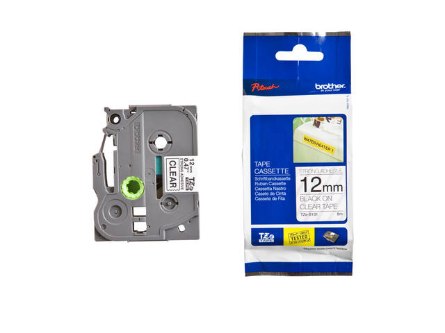 Labeltape Brother Ptouch TZeS231 12mm wit