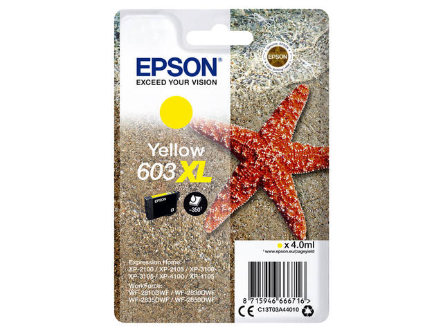 Inktcartridge Epson 603XL T03A4 geel