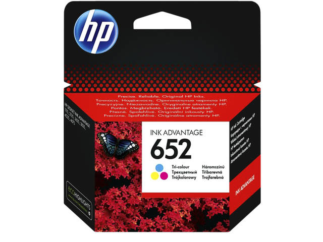 Inktcartridge  HPF6V24AE 652 kleur