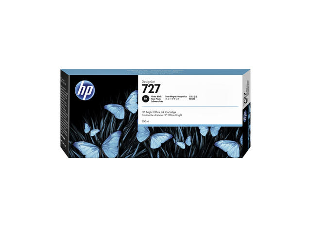Inktcartridge HP F9J79A 727 foto zwart