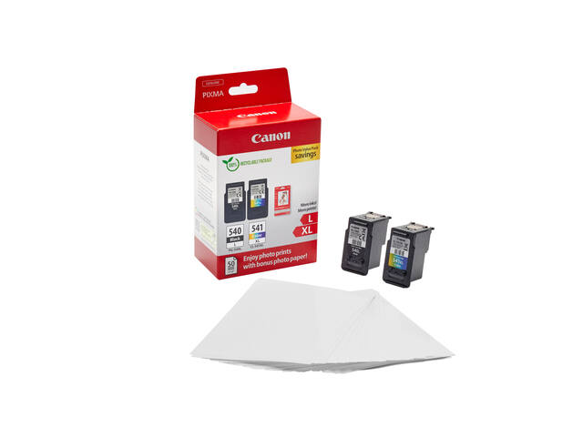 Inktcartridge Canon PG-540L CL-541XL zw+kl+papier