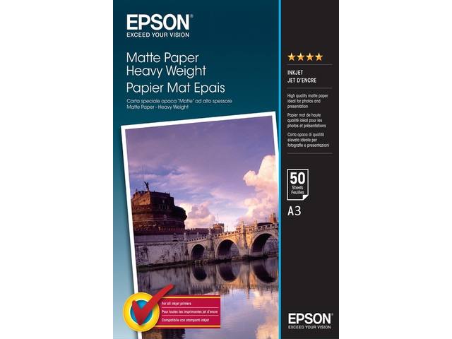 Inkjetpapier Epson S041261 A3 167gr mat