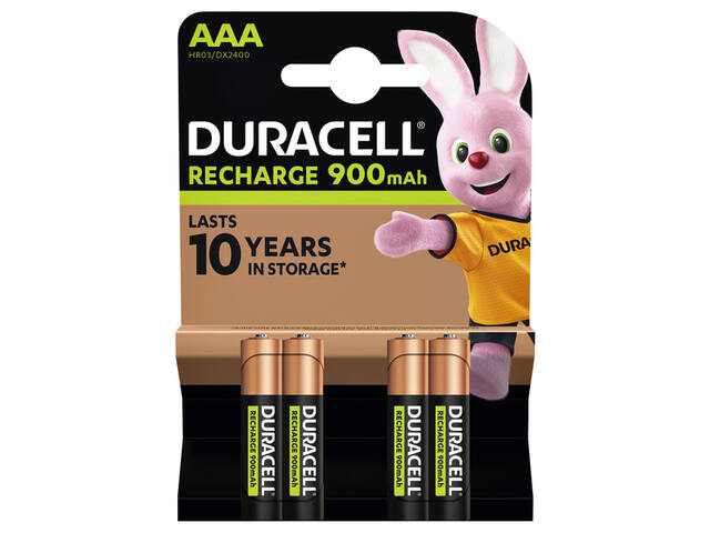 Batterij oplaadbaar Duracell AAA Ultra rcr 900mAh