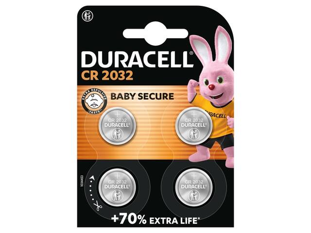 Batterij Duracell 2032 lithium 4pack