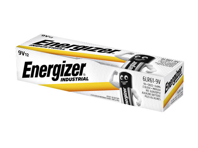 Batterij Energizer Industrial 9v alkaline