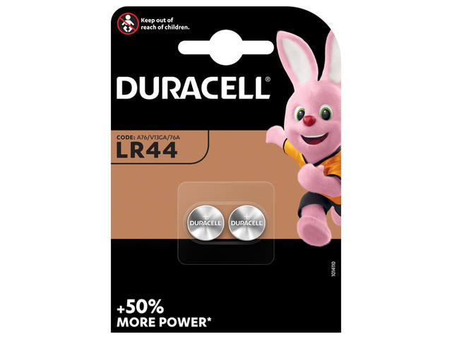 Batterij Duracell LR44 alkaline