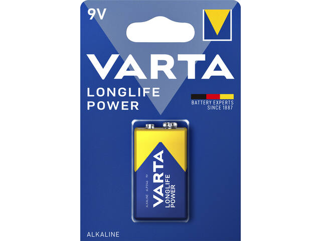 Batterij VARTA Longlife Power 9v