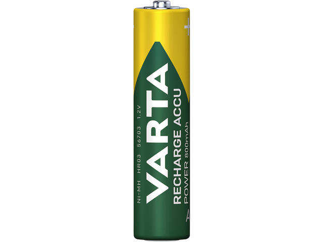 Batterij oplaadbaar VARTA 4x AAA 800mAh