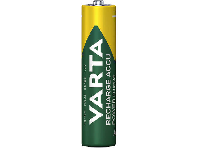 Batterij oplaadbaar VARTA 2x AAA 800mAh