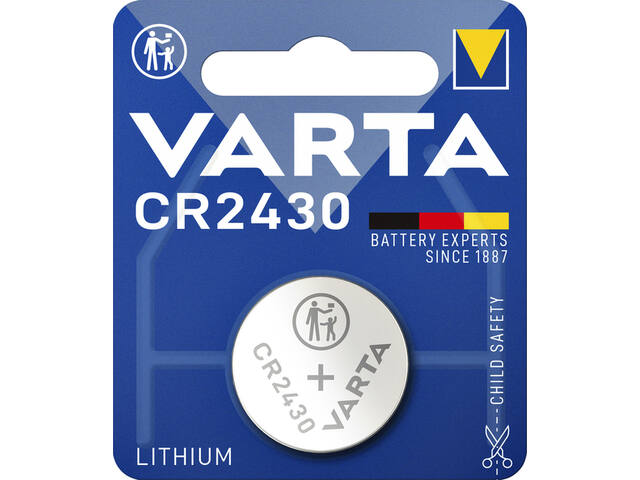 Batterij VARTA knoopcel 1x CR2430 lithium