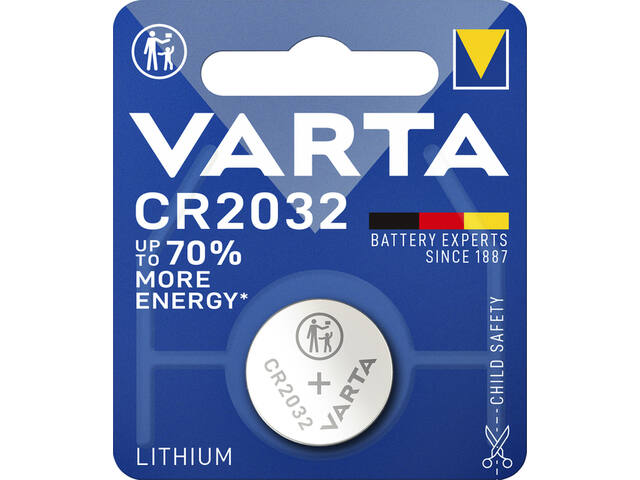 Batterij VARTA knoopcel 1x CR2032 lithium