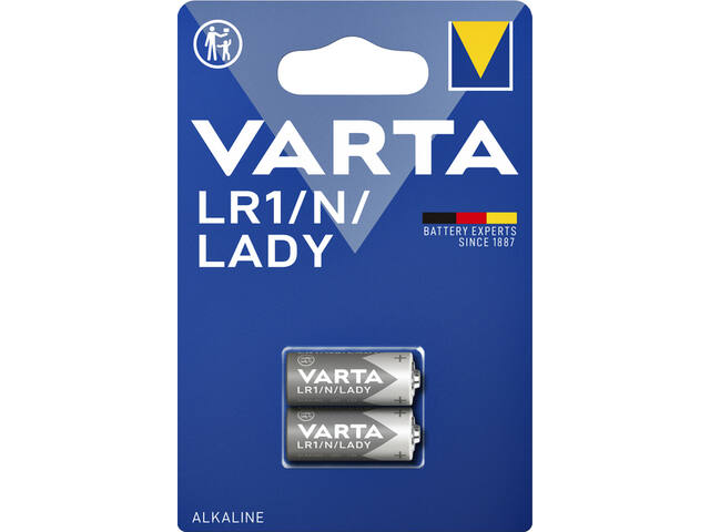 Batterij VARTA 2x LR1 N Lady alkaline