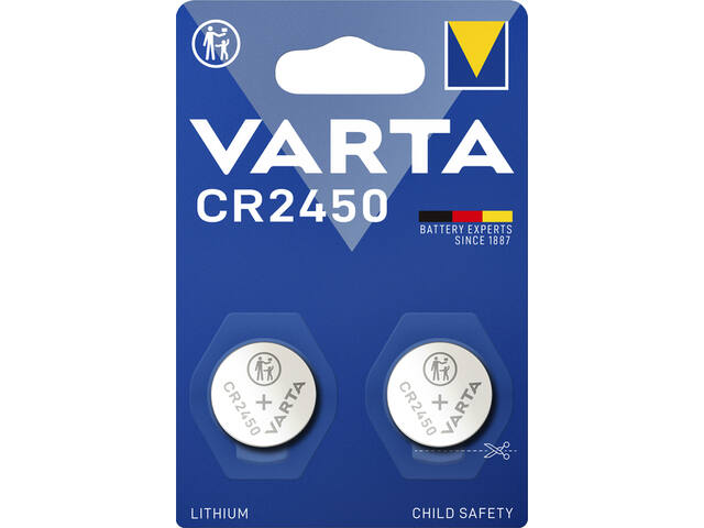 Batterij VARTA knoopcel 2x CR2450 lithium