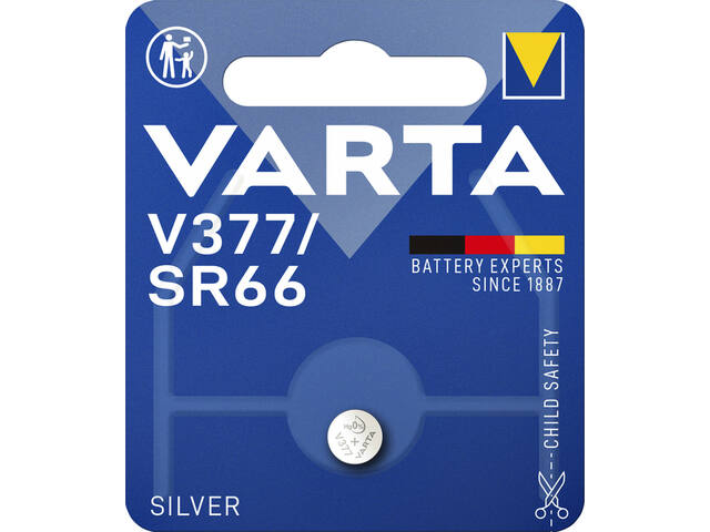 Batterij VARTA knoopcel V377 horloge