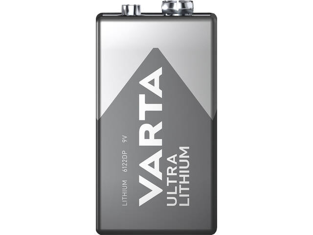 Batterij VARTA Ultra lithium 9Volt