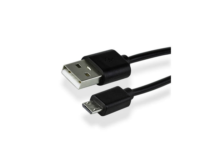 Kabel Green Mouse USB micro A 2.0 1 meter zwart
