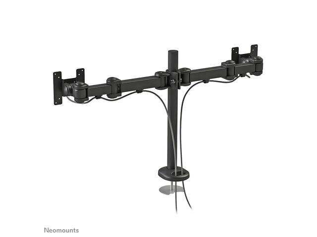 Monitorarm Neomounts D960DG doorvoerklem zwart
