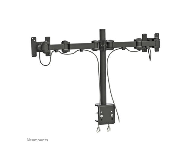Monitorarm Neomounts D960D 2x 10 27 inch klem zw