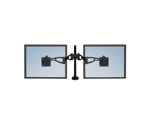 Monitorarm Fellowes Vista dubbel zwart