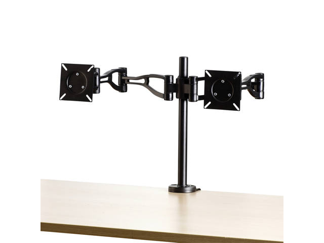 Monitorarm Fellowes Vista dubbel zwart