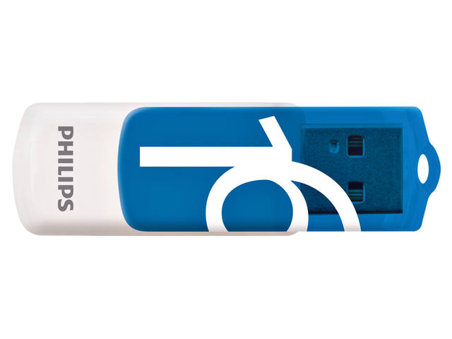 USB stick 2.0 Philips Vivid USB-A 16GB blauw