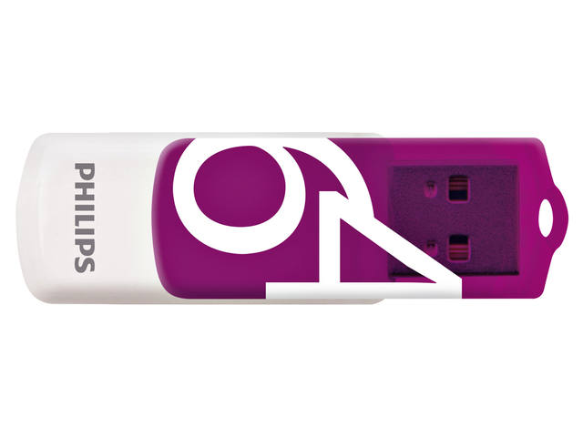 USB stick 2.0 Philips Vivid USB-A 64GB paars