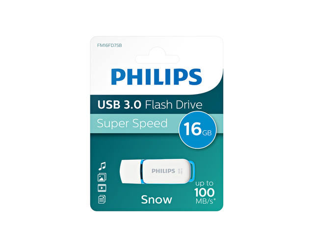 USB stick 3.0 Philips Snow USB-A 16GB blauw