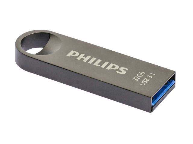 USB stick 3.1 Philips Moon USB-A 32GB grijs