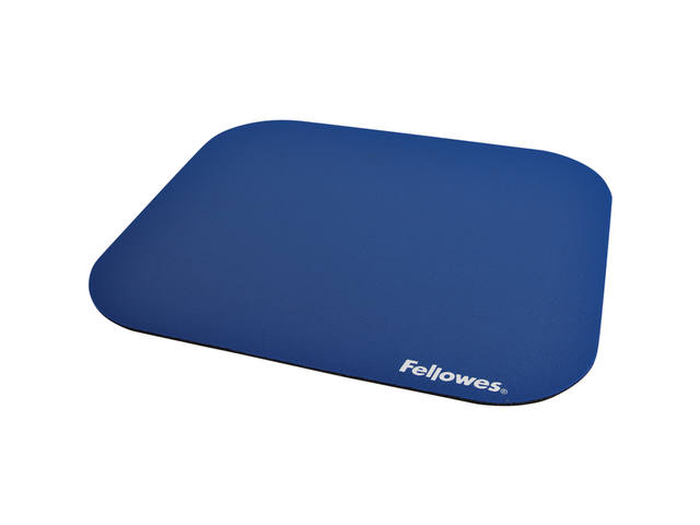 Muismat Fellowes standaard 220x228x4mm blauw