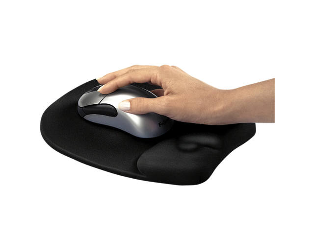Muismatpolssteun Fellowes Memoryfoam zwart