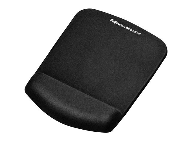 Muismatpolssteun Fellowes Plush Touch zwart